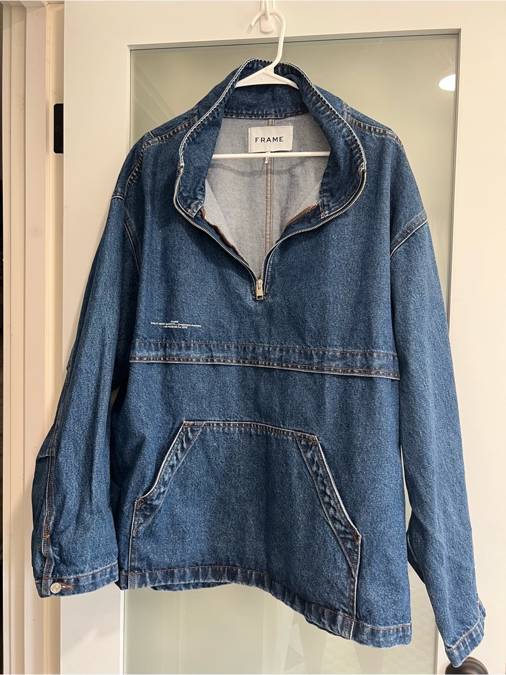Frame Oversized Pullover Jean Jacket Men’s